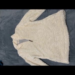 Weatherproof Quarter Zip fuzzy jacket
